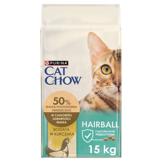 Karma odkłaczająca dla kotów PURINA Cat Chow Hairball Control, 15 kg. Nestle