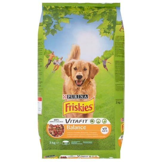 Karma psów FRISKIES Vitafit Balance, z kurczakiem i dodatkiem warzyw, 3 kg . Nestle