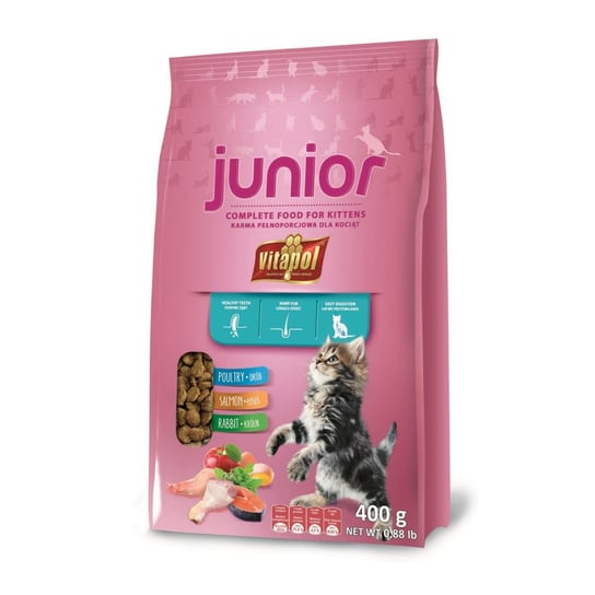 Karma Sucha Dla Kociąt Vitapol Junior, 400 G Vitapol