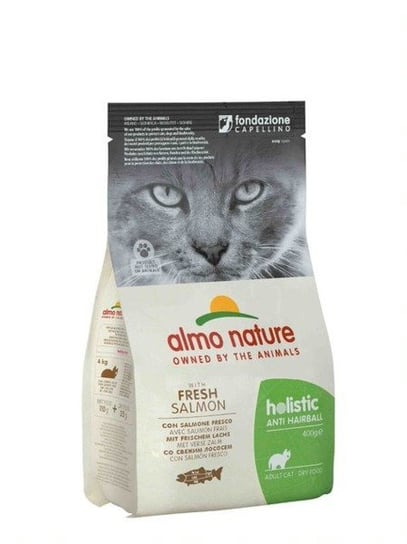 Karma sucha dla kota ALMO NATURE Holistic Anti-Hairball, łosoś, 400 g Almo Nature