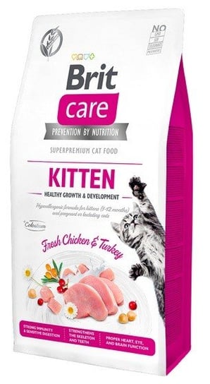 Karma sucha dla kota BRIT Care Cat Grain Free Kitten Healthy Growth & Development, 2 kg Brit
