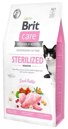 Karma sucha dla kota BRIT Care Cat Grain Free Sterilized Sensitive, 2 kg Brit
