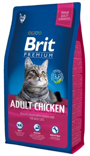 Karma sucha dla kota BRIT Premium Cat Adult Chicken, 8 kg Brit
