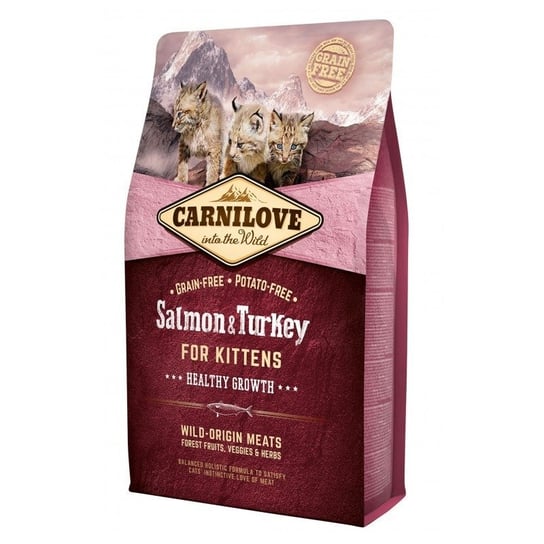 Karma sucha dla kota CARNILOVE Cat Salmon&Turkey For Kittens, 6 kg Carnilove