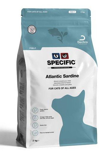 Karma sucha dla kota DECHRA Specific Fqd Atlantic Sardine, sardynki, 2 kg Dechra