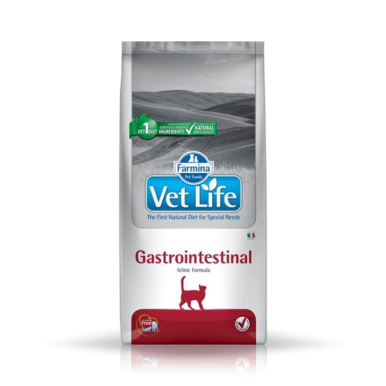 Karma sucha dla kota FARMINA Vet Life Cat Gastrointestinal, 2 kg FARMINA