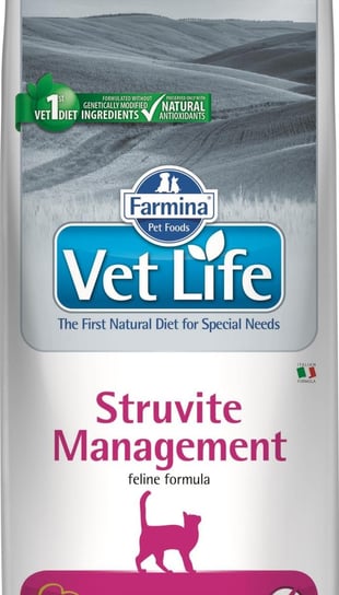 Karma sucha dla kota FARMINA Vet Life Cat Struvite Management, 10 kg FARMINA