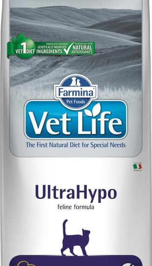 Karma sucha dla kota FARMINA Vet Life Cat Ultrahypo, 10 kg FARMINA