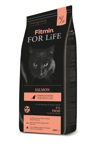 Karma sucha dla kota FITMIN For Life Salmon, łosoś, 400 g FITMIN