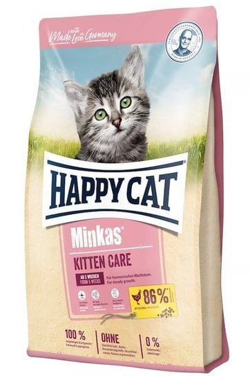 Karma sucha dla kota HAPPY CAT Minkas Kitten Care, 1,5 kg Happy Cat