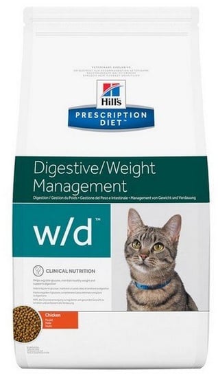Karma sucha dla kota HILL'S PRESCRIPTION DIET w/d Feline, 1,5 kg Hill's Prescription Diet