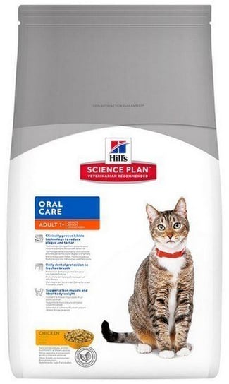 Karma sucha dla kota HILL'S SCIENCE PLAN Feline Adult Oral Care Chicken, 1,5 kg Hill's Science Plan