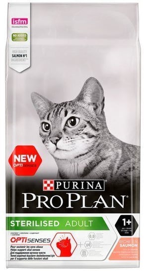 Karma Sucha Dla Kota Purina Pro Plan Cat Sterilised Optisenses Salmon, 400 G Purina Pro Plan