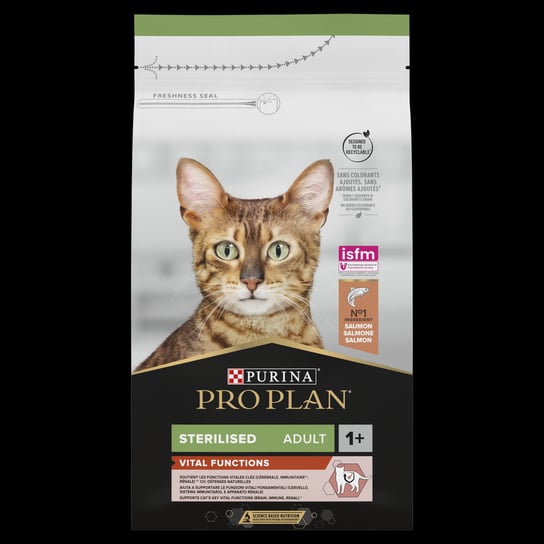 Karma Sucha Dla Kota Purina Pro Plan Sterilised Z Łososiem 1,5 Kg Purina Pro Plan