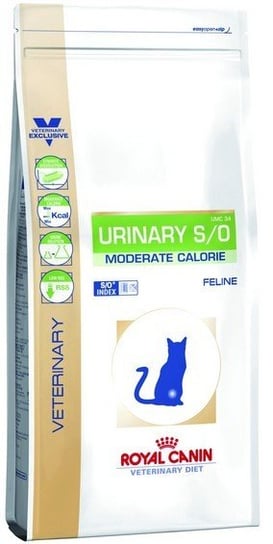 Karma sucha dla kota ROYAL CANIN Veterinary Diet Feline Urinary S/O Moderate Calorie, 1,5 kg Royal Canin