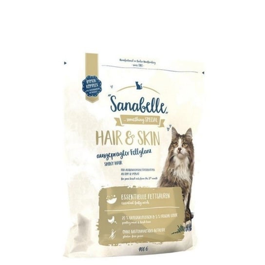 Karma sucha dla kota SANABELLE Hair & Skin, 400 g Sanabelle