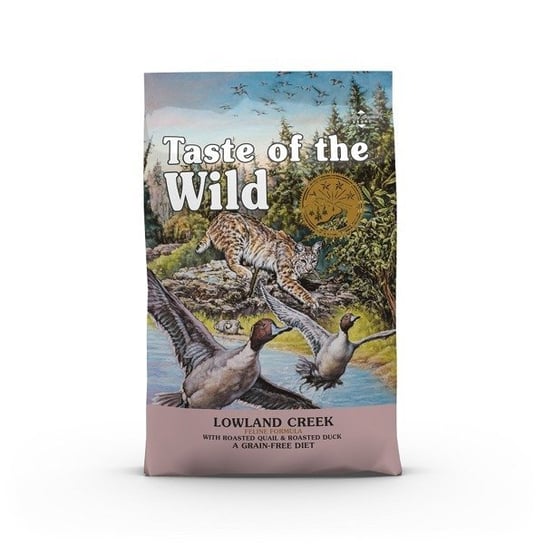 Karma sucha dla kota TASTE OF THE WILD Lowland Creek, pieczona przepiórka, pieczonka kaczka, 2 kg Taste of the Wild