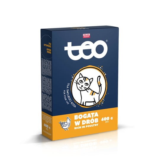 Karma sucha dla kota TEO bogata w drób 400g PUPIL Foods