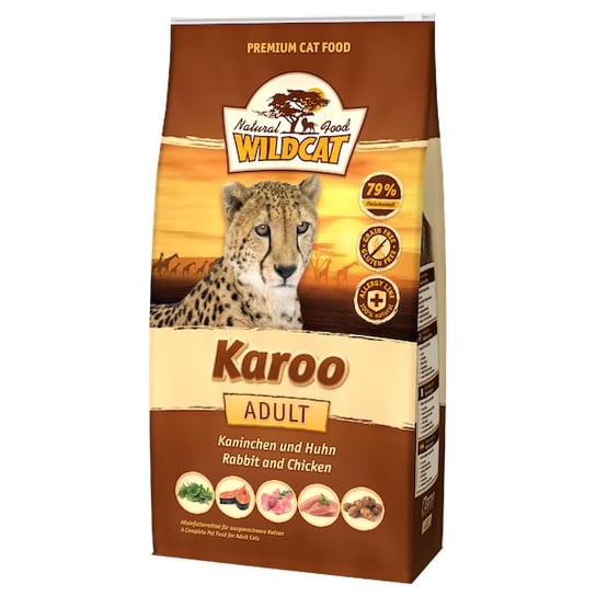 Karma sucha dla kota WILDCAT Karoo, 500 g WildCat