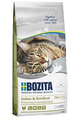Karma sucha dla kotów BOZITA Feline Indoor & Sterilised, 2 kg Bozita