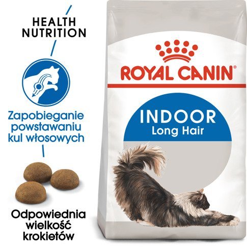 Karma sucha dla kotów ROYAL CANIN Indoor Long Hair, 10 kg Royal Canin