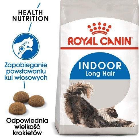 Karma sucha dla kotów ROYAL CANIN Indoor Long Hair, 4 kg Royal Canin