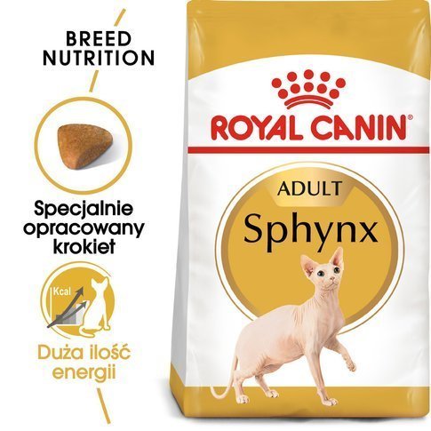 Karma sucha dla kotów ROYAL CANIN Sphynx Adult, 10 kg Royal Canin