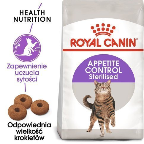 Karma Sucha Dla Kotów Sterylizowanych Royal Canin Sterilised Appetite Control, 10 Kg Royal Canin
