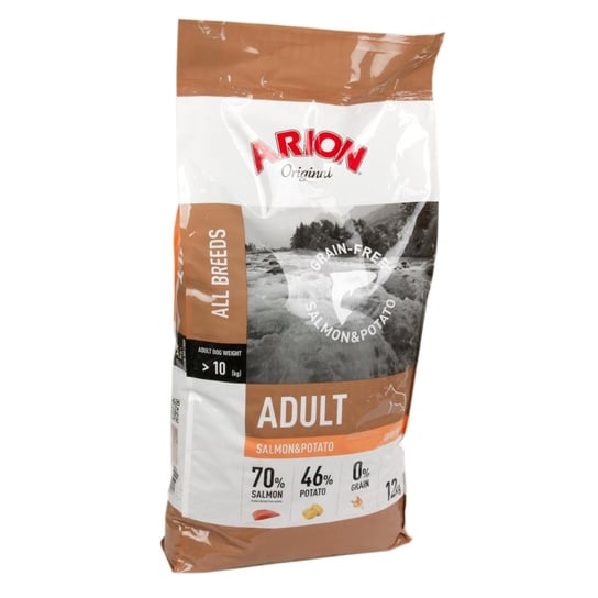 Karma sucha dla psa ARION Original Adult Grain Free Salmon&Potato, 12 kg Arion