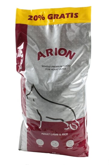 Karma sucha dla psa ARION Premium Adult Lamb & Rice, 12 kg Arion