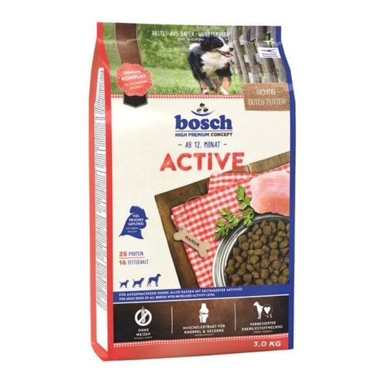 Karma sucha dla psa BOSCH Active, 3 kg Bosch