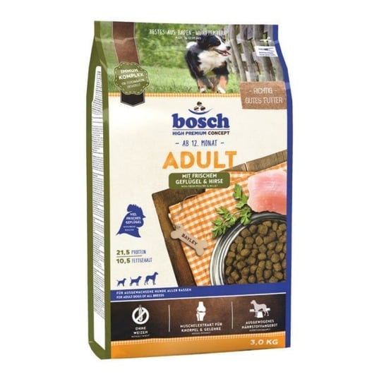 Karma sucha dla psa BOSCH Adult Drób & Proso, 3 kg Bosch