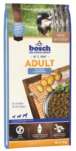 Karma sucha dla psa BOSCH Adult Fish & Potato, 15 kg Bosch