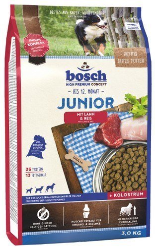 Karma sucha dla psa BOSCH Junior Lamb & Rice, 3 kg Bosch