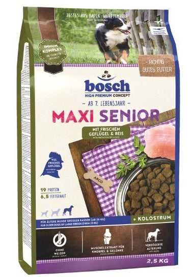 Karma sucha dla psa BOSCH Maxi Senior, 2,5 kg Bosch