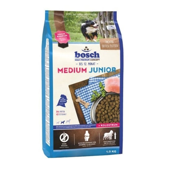 Karma sucha dla psa BOSCH Medium Junior, 1 kg Bosch