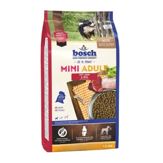 Karma sucha dla psa BOSCH Mini Adult Lamb & Rice, 1 kg Bosch