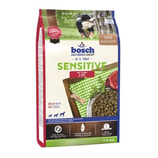 Karma sucha dla psa BOSCH Sensitive Lamb & Rice, 3 kg Bosch