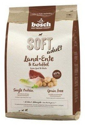 Karma sucha dla psa BOSCH Soft Adult, kaczka i ziemniak, 1 kg Bosch