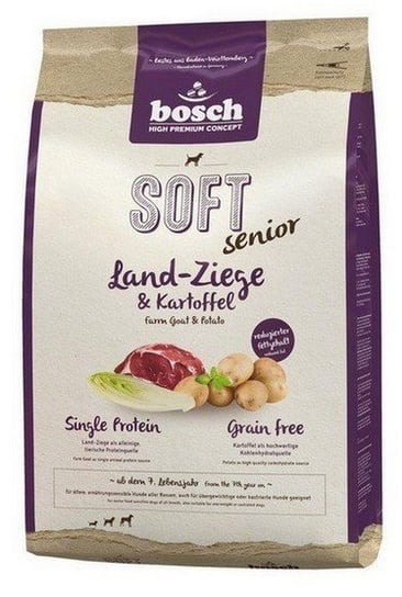 Karma sucha dla psa BOSCH Soft Senior, kozina i ziemniak, 1 kg Bosch