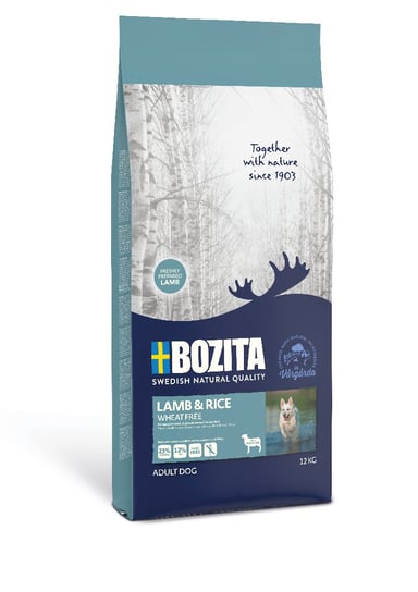 Karma sucha dla psa BOZITA Lamb & Rice, 12 kg Bozita