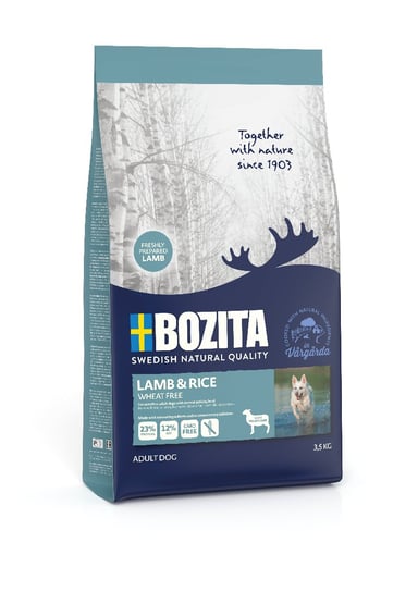 Karma sucha dla psa BOZITA Lamb & Rice, 3,5 kg Bozita