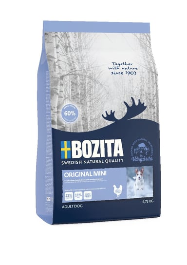Karma sucha dla psa BOZITA Original Mini, 4,75 kg Bozita