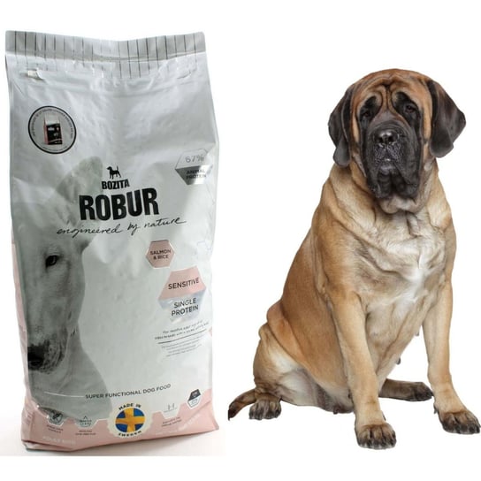 Karma sucha dla psa BOZITA Robur Sensitive Single Protein Salmon & Rice, 12,5 kg Bozita