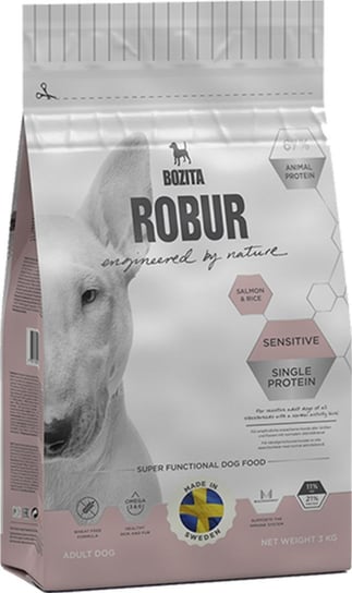 Karma sucha dla psa BOZITA Robur Sensitive Single Protein Salmon & Rice, 3 kg Bozita