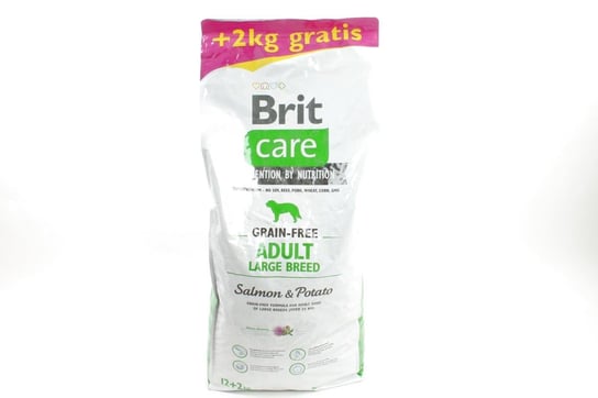 Karma sucha dla psa BRIT Care Adult Large Salmon & Potato, 12 kg + 2 kg Brit