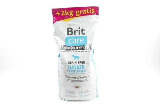 Karma sucha dla psa BRIT Care Junior Large Salmon & Potato, 12 kg + 2 kg Brit