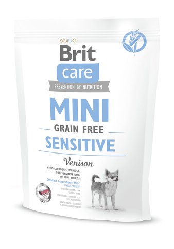 Karma sucha dla psa BRIT Care Mini Grain-Free Sensitive, 400 g Brit