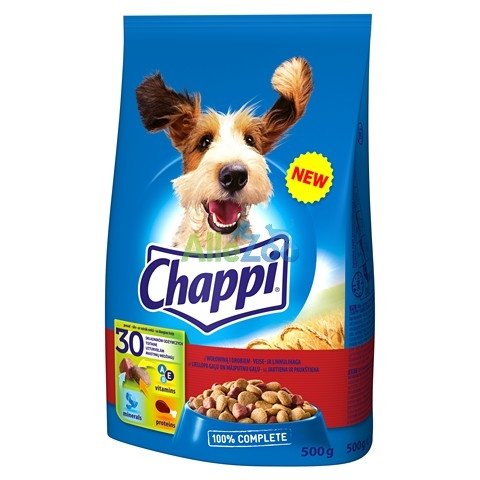Karma sucha dla psa CHAPPI, wołowina, drób i warzywa, 500 g Mars