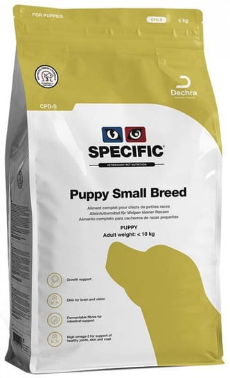 Karma sucha dla psa DECHRA Specific Puppy Small Breed Cpd-S, 1 kg Dechra